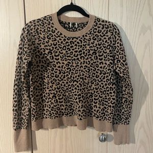 Cheetah Sweater size small